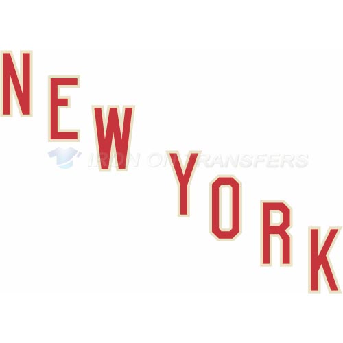 New York Rangers Iron-on Stickers (Heat Transfers)NO.238